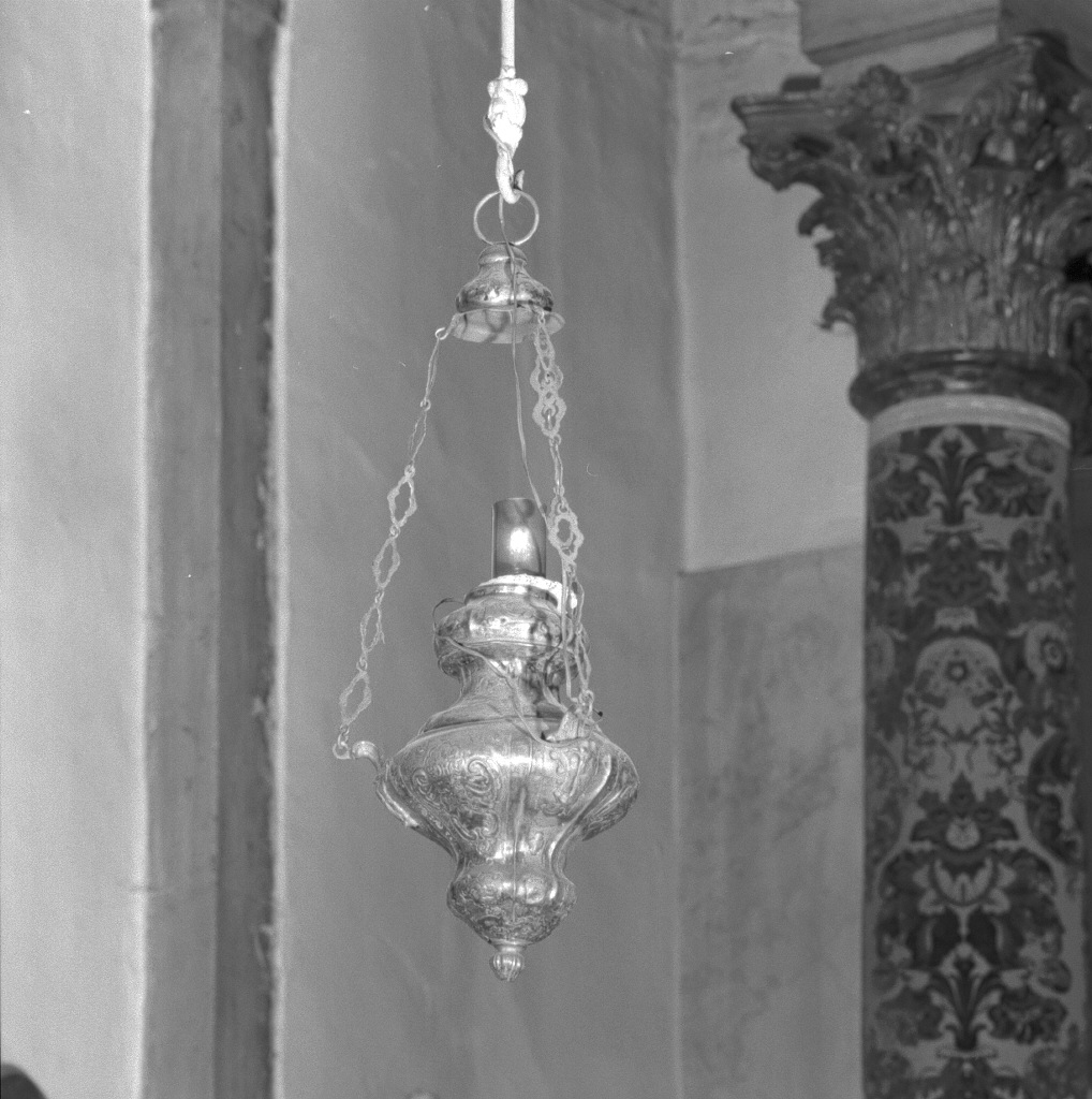 lampada pensile - ambito veneziano (sec. XIX)