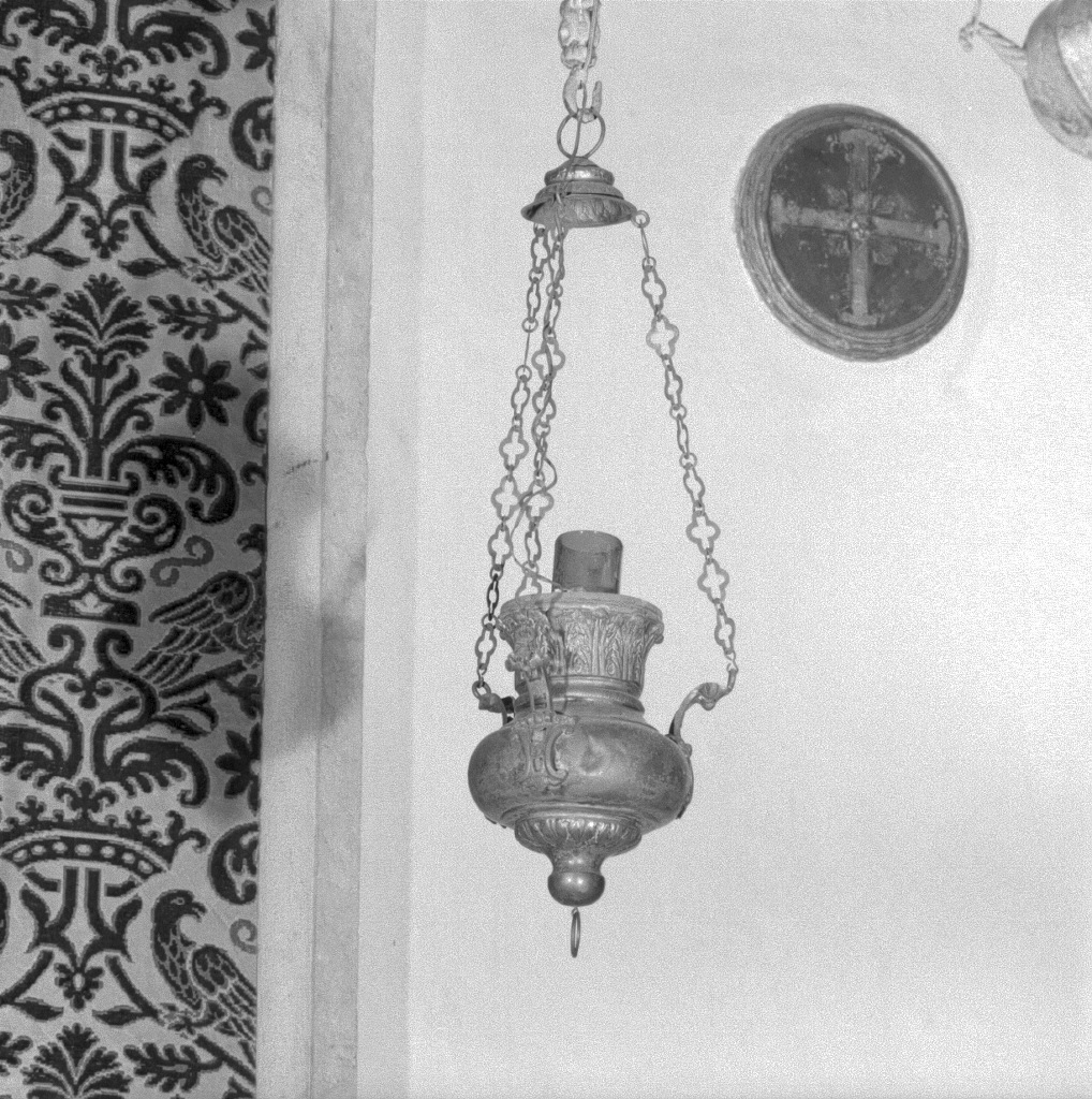 lampada pensile - ambito veneziano (sec. XIX)