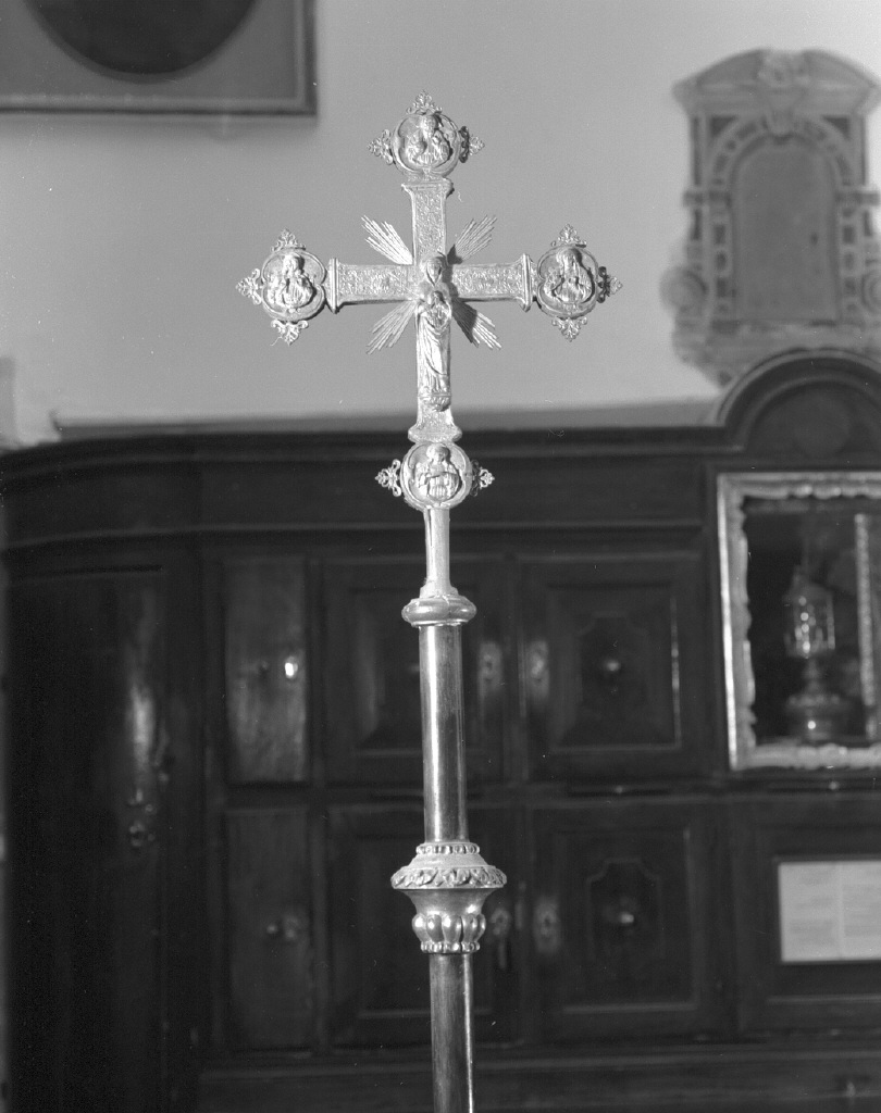 croce processionale - bottega veneta (seconda metà sec. XVI, sec. XVIII)