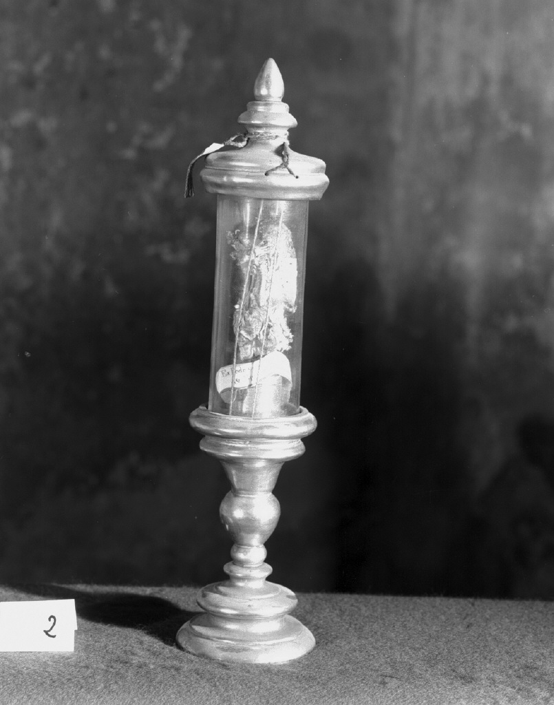 fiala di pellegrinaggio - bottega veneta (secc. XVIII/ XIX)