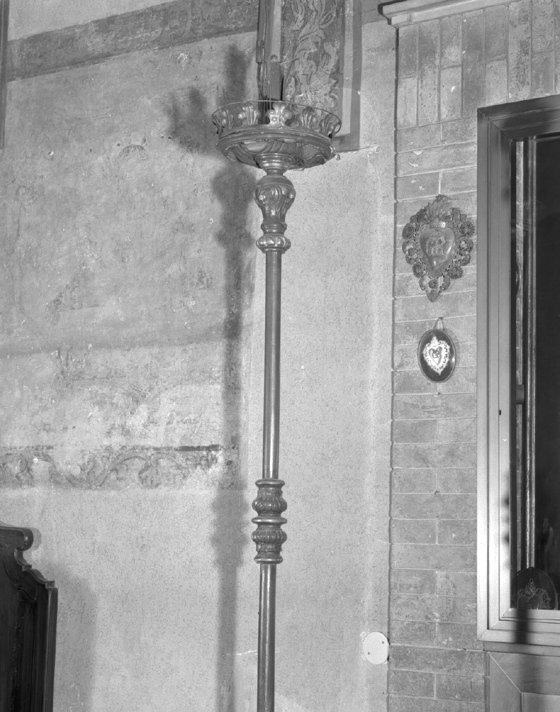 candelabro portatile - bottega veneta (seconda metà sec. XVIII)