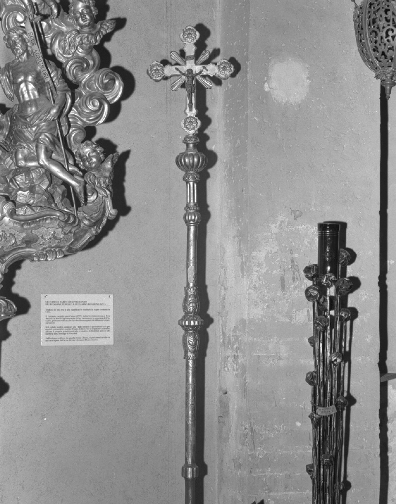 croce processionale - bottega veneta (secc. XVIII/ XIX)