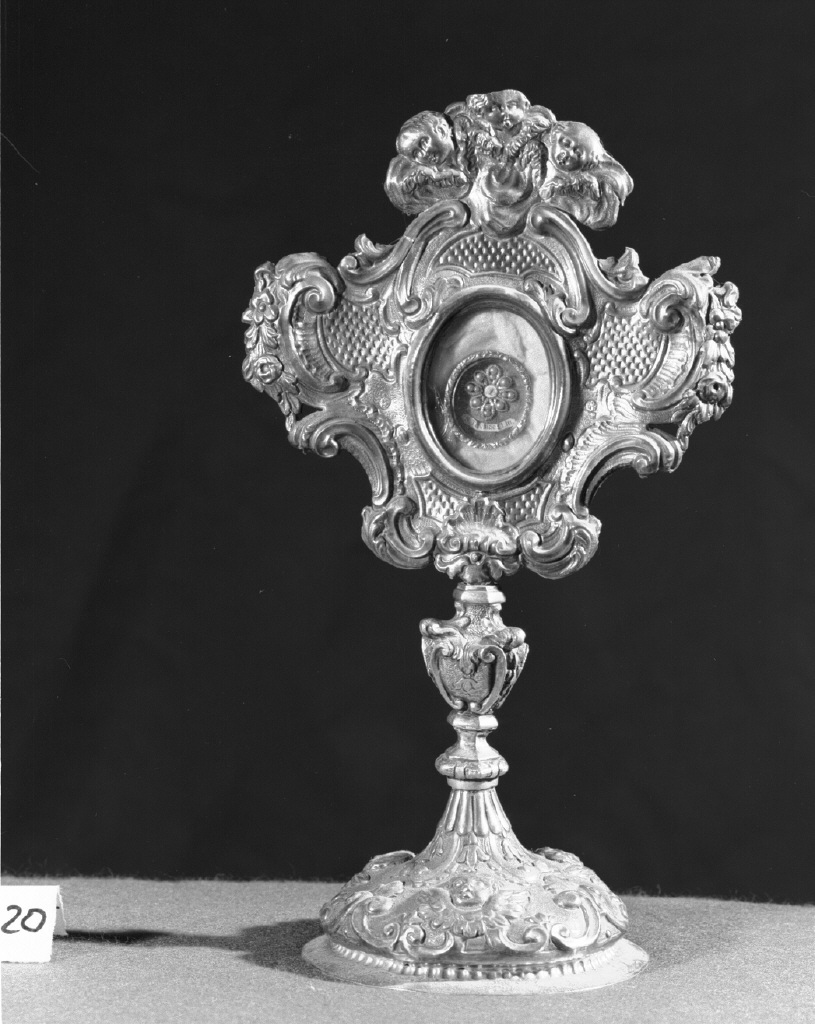 reliquiario - a ostensorio - bottega veneziana (primo quarto sec. XVIII)