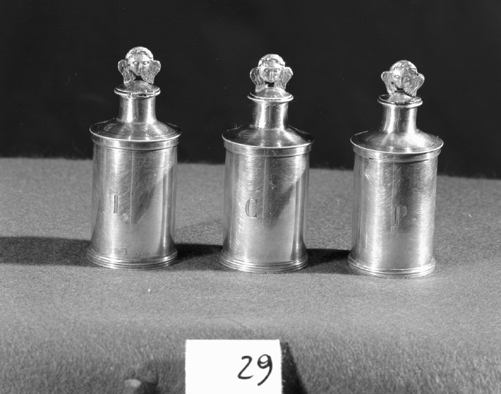 vasetti per oli santi - bottega veneta (prima metà sec. XVIII)