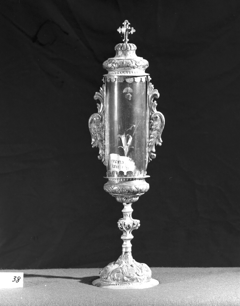 fiala di pellegrinaggio - bottega veneziana (prima metà sec. XVIII)