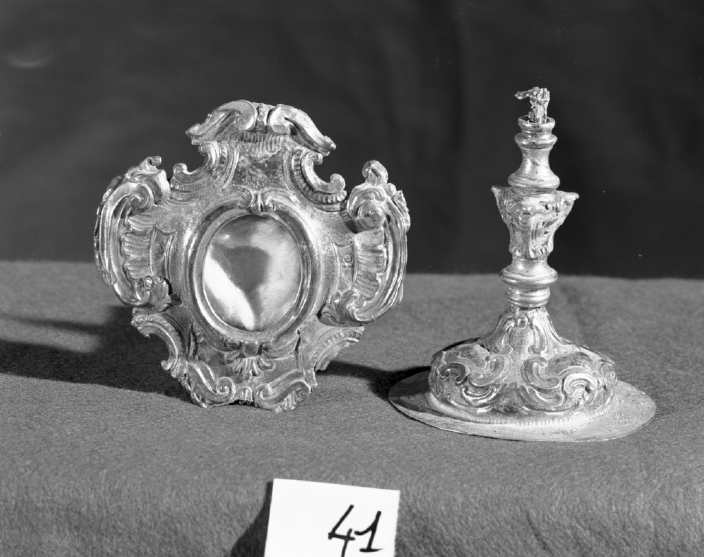 reliquiario - a ostensorio - bottega veneziana (sec. XVIII)