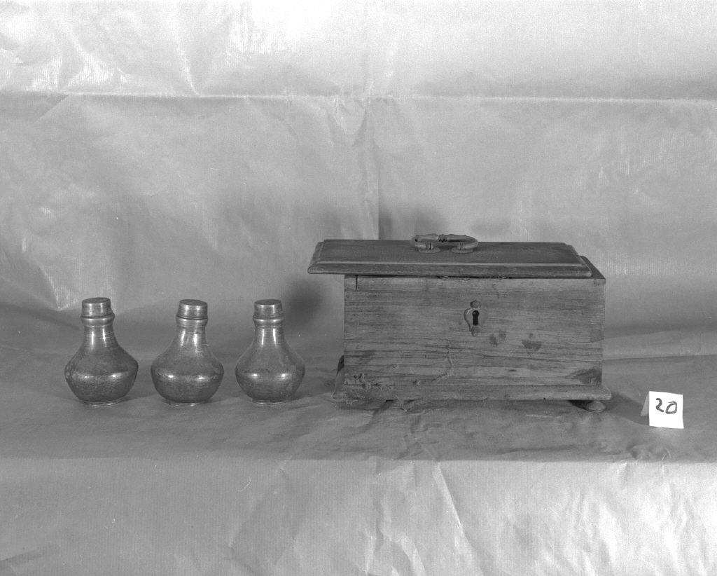 vasetti per oli santi - bottega veneta (sec. XIX)