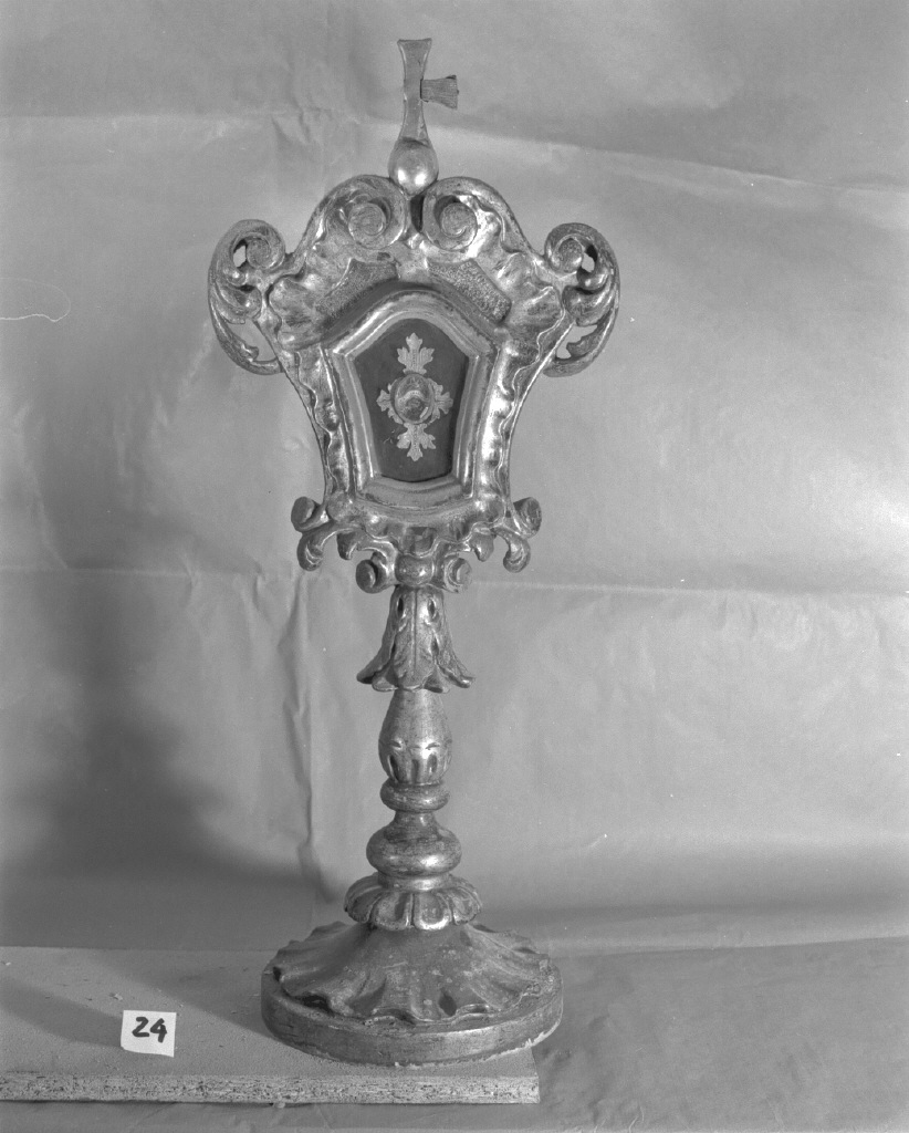 reliquiario - a ostensorio - bottega veneta (prima metà sec. XIX)