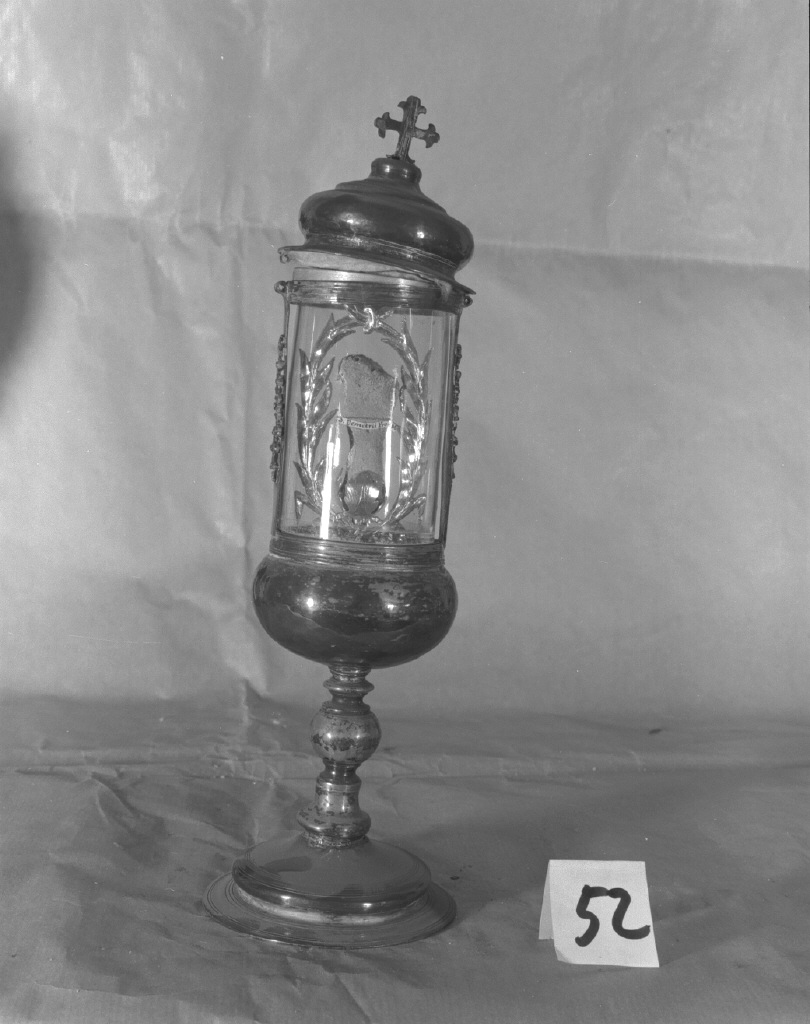 fiala di pellegrinaggio - bottega veneziana (sec. XVIII)