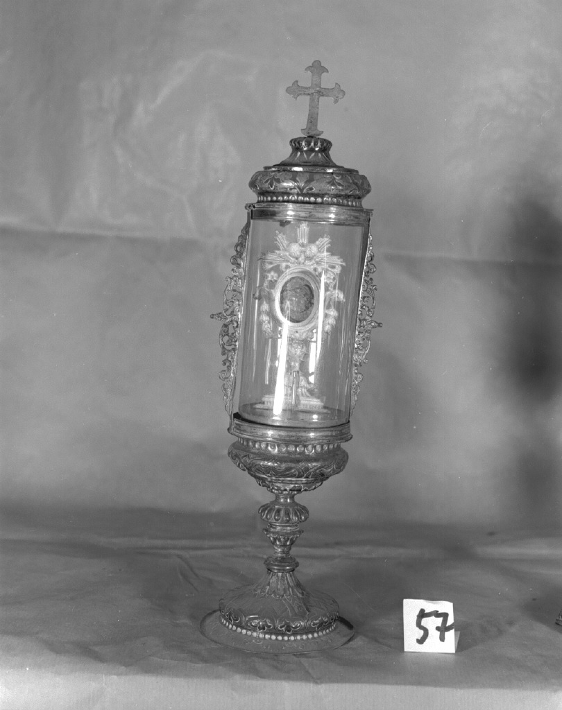 fiala di pellegrinaggio - bottega veneziana (secondo quarto sec. XVIII)