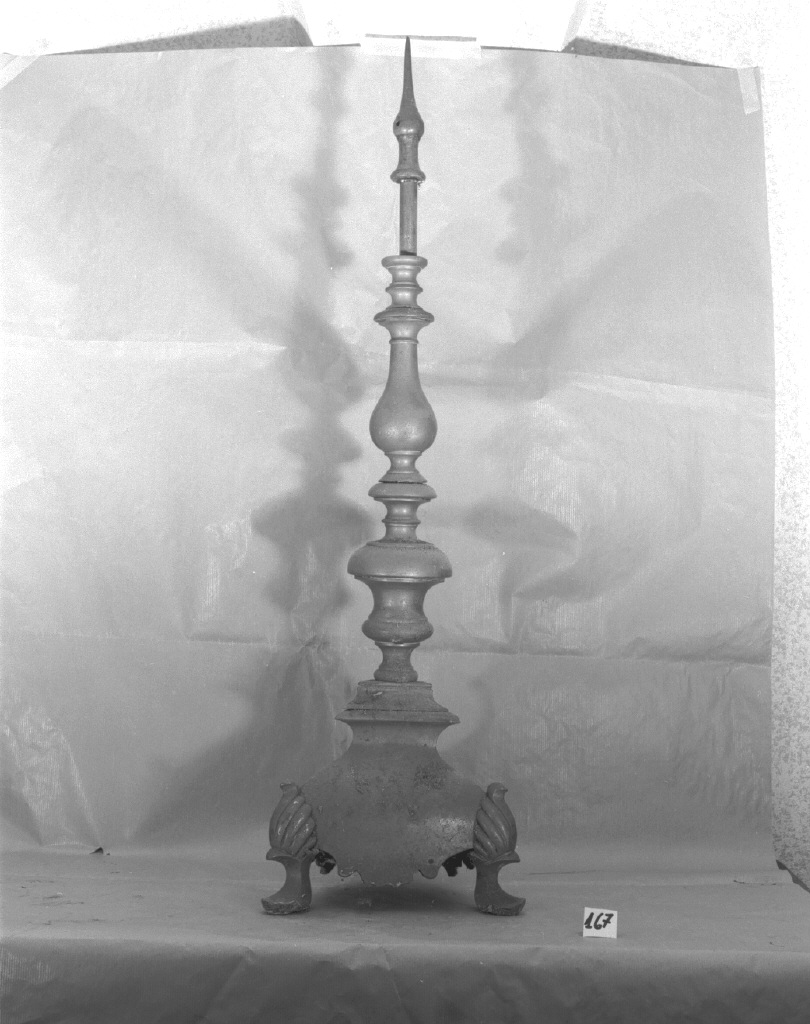 candeliere - bottega veneta (secc. XVII/ XVIII)