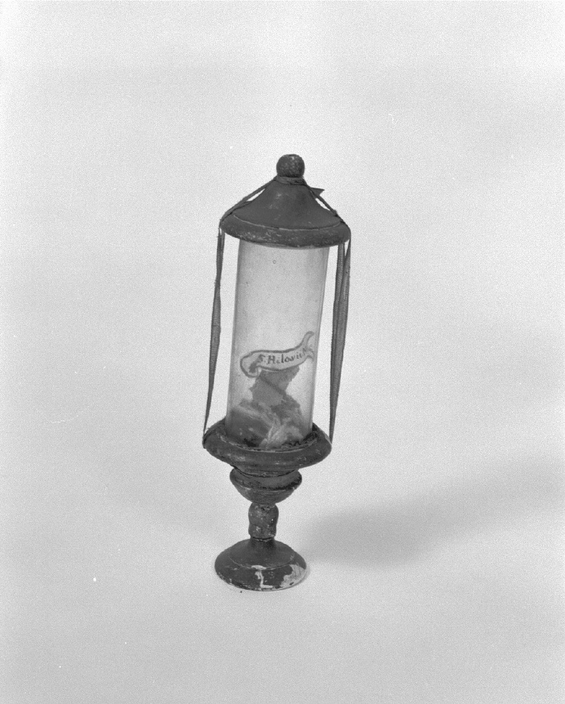 fiala di pellegrinaggio - bottega veneta (sec. XIX)