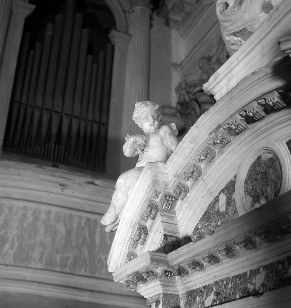 putto (statua, elemento d'insieme) - bottega veneta (sec. XVIII)