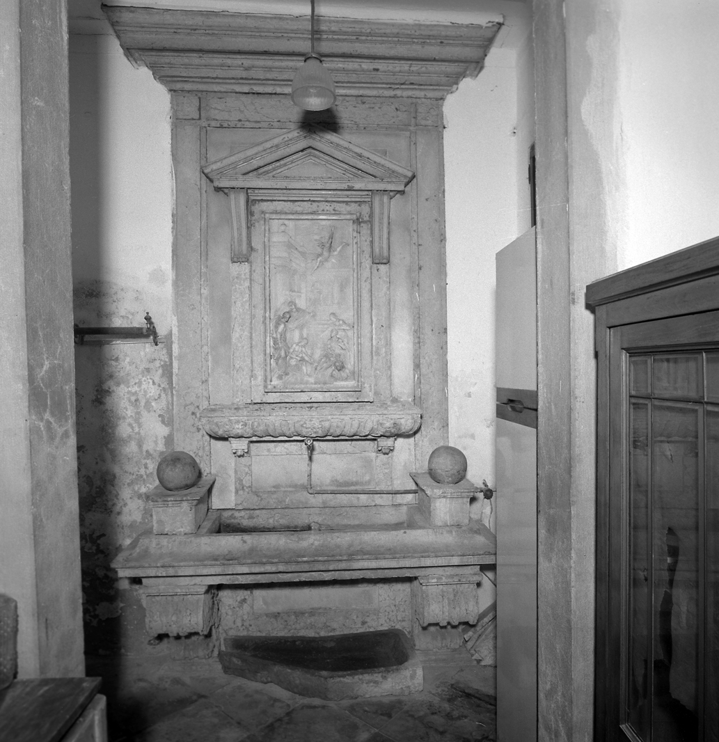 lavabo - a parete - bottega veneziana (sec. XVIII)