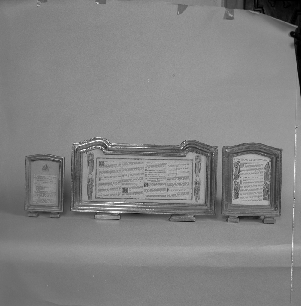 cartagloria, elemento d'insieme - bottega veneta (sec. XIX)