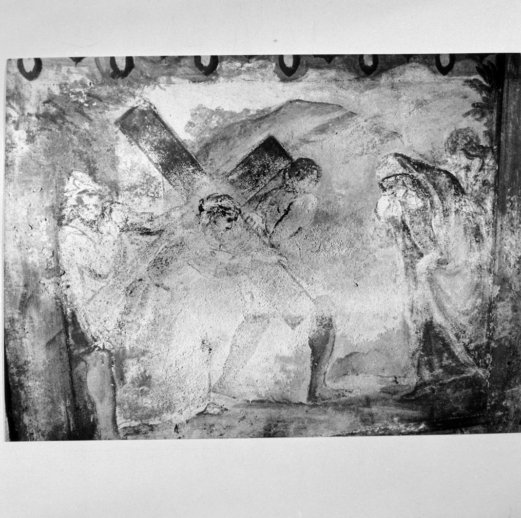 stazione IV: Gesù incontra la Madonna (dipinto) - bottega veneta (sec. XVIII)