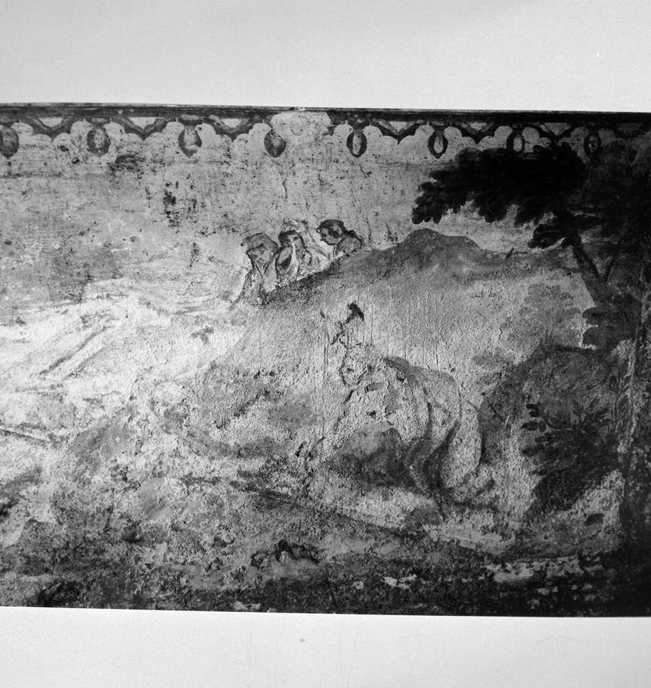 stazione XI: Gesù inchiodato alla croce (dipinto) - bottega veneta (sec. XVIII)