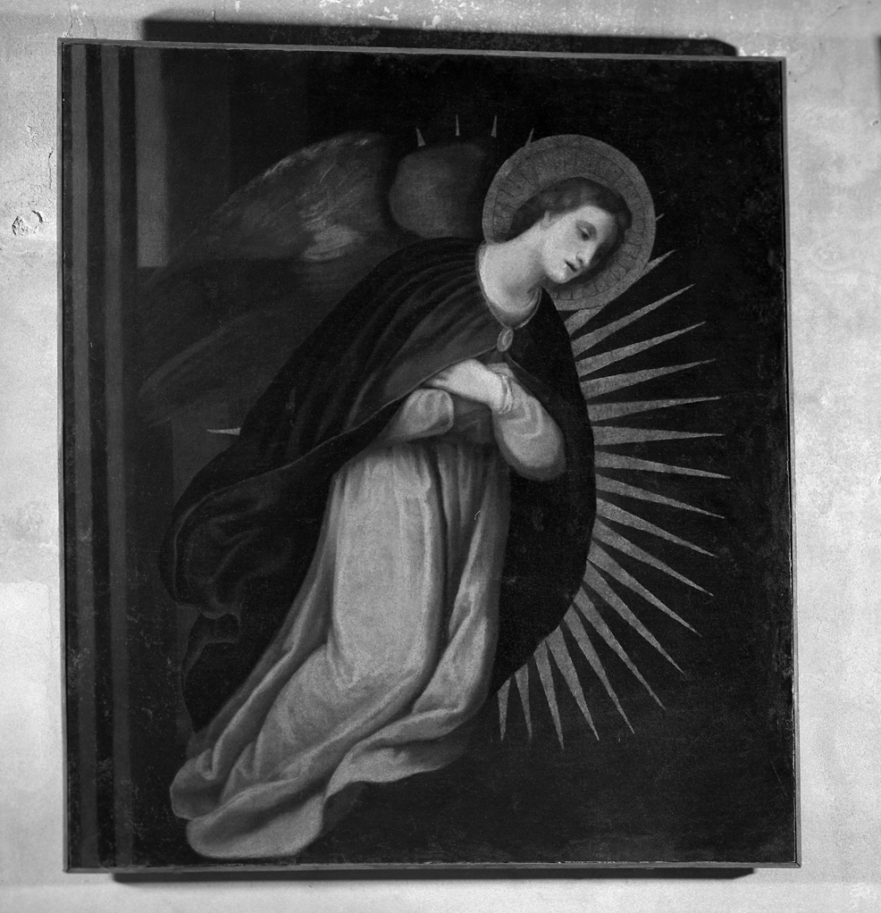 angelo annunciante (dipinto) di Caliari Paolo detto Veronese (scuola) (sec. XVI)