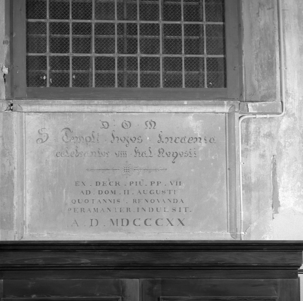 lapide commemorativa - ambito veneziano (sec. XIX)