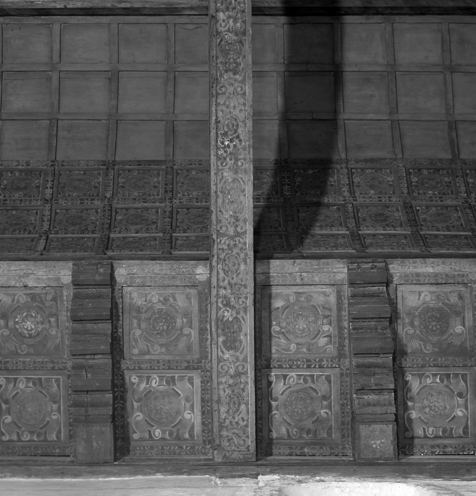 motivi decorativi vegetali (decorazione pittorica, elemento d'insieme) - bottega veneziana (sec. XVII)