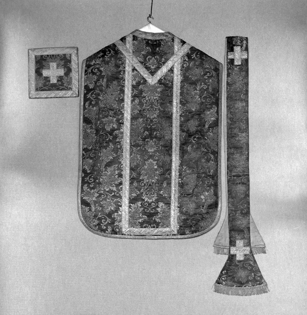 paramento liturgico, insieme - manifattura veneta (sec. XIX)