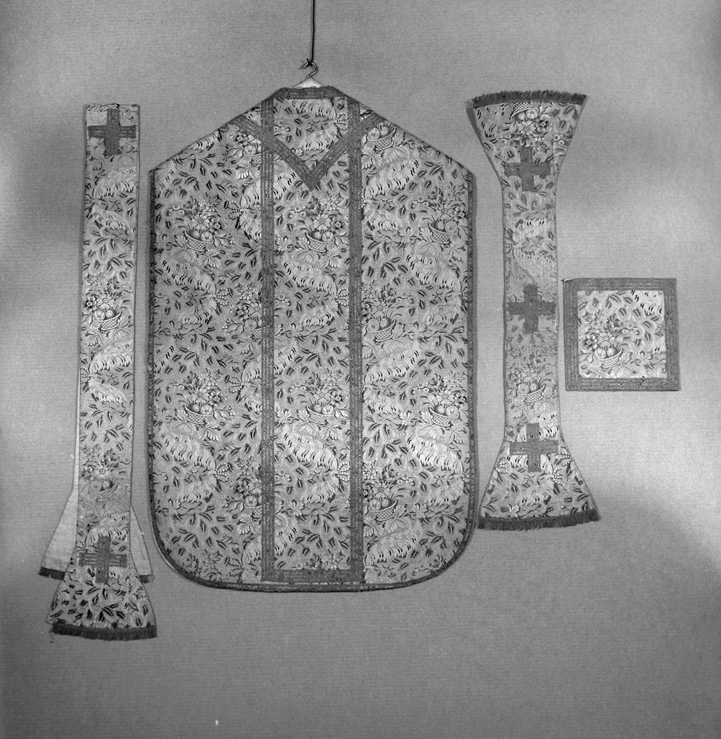 paramento liturgico, insieme - manifattura veneta (sec. XIX)