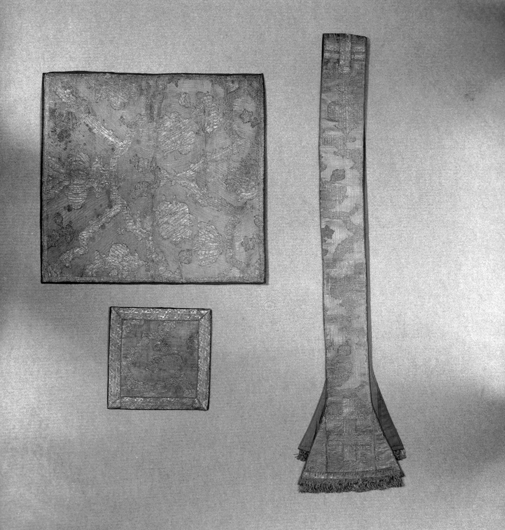 stola, elemento d'insieme - manifattura veneta (sec. XIX)