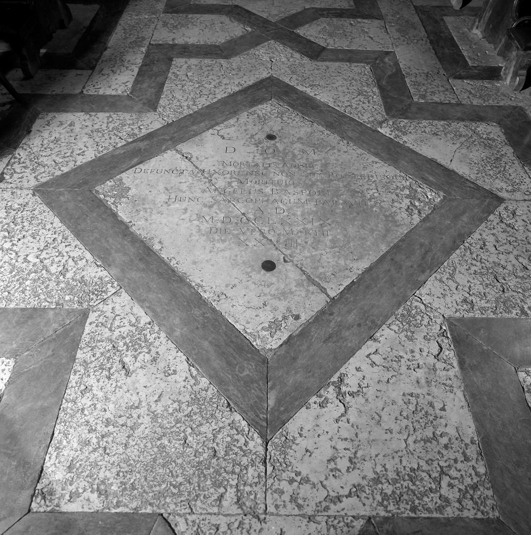 lapide tombale - ambito veneto (sec. XVIII)