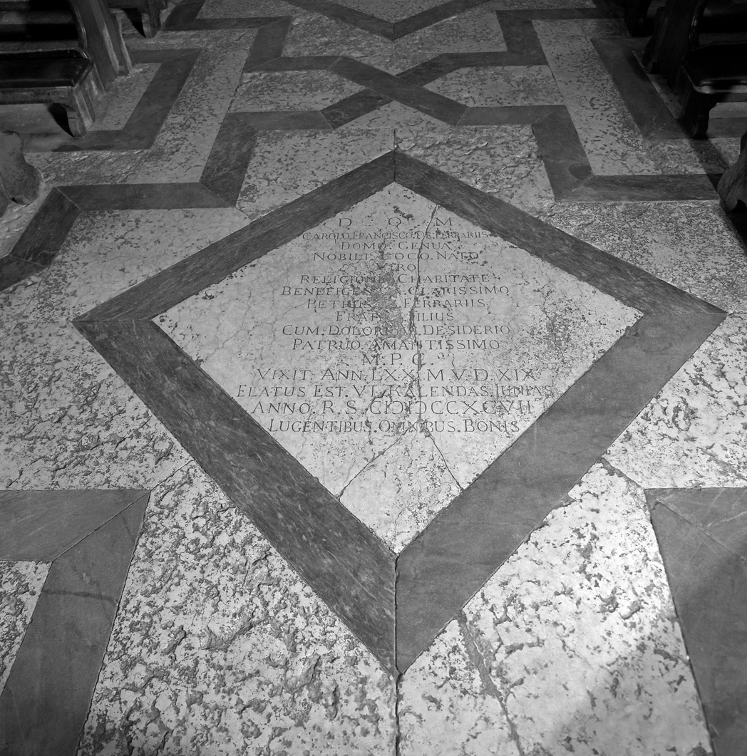 lapide tombale - ambito veneto (sec. XVIII)