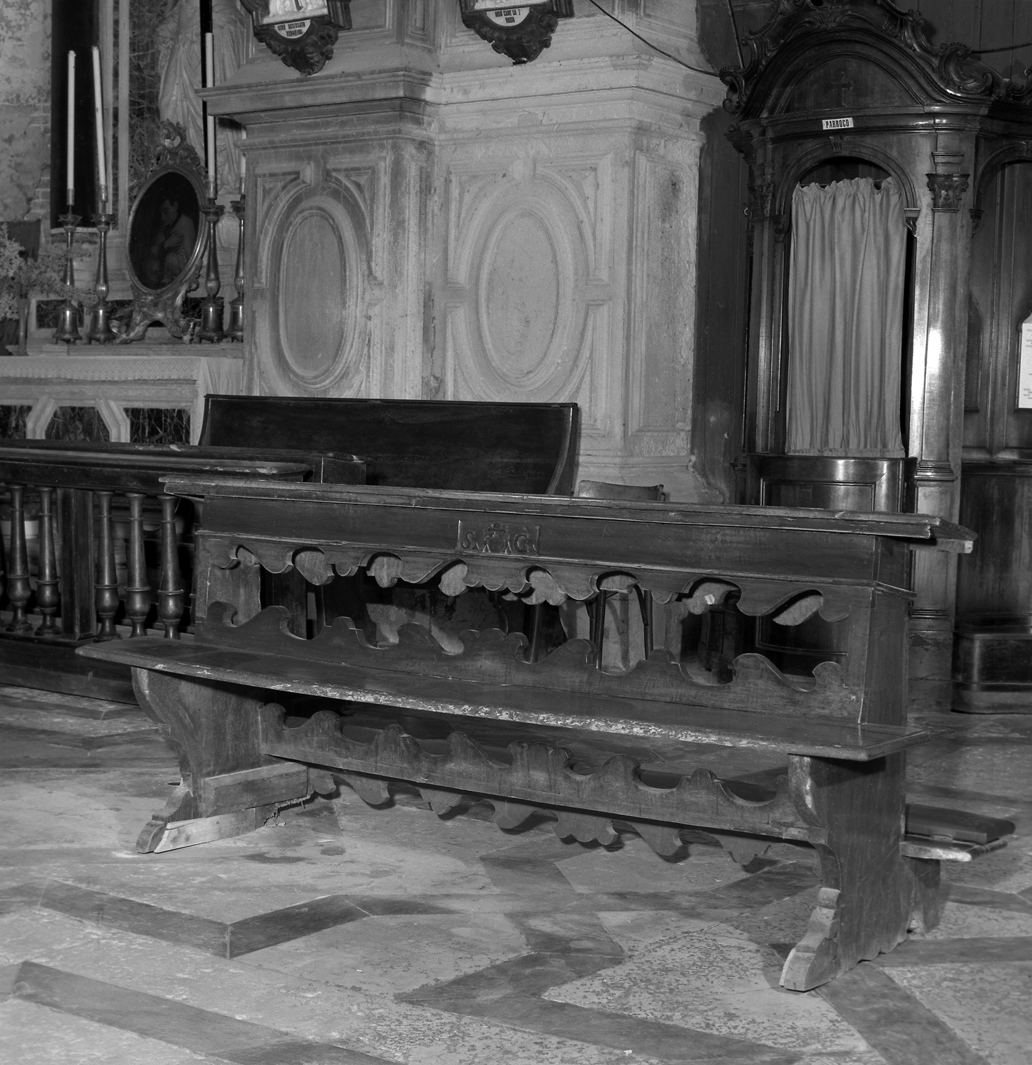 banco da chiesa - ambito veneto (sec. XIX)