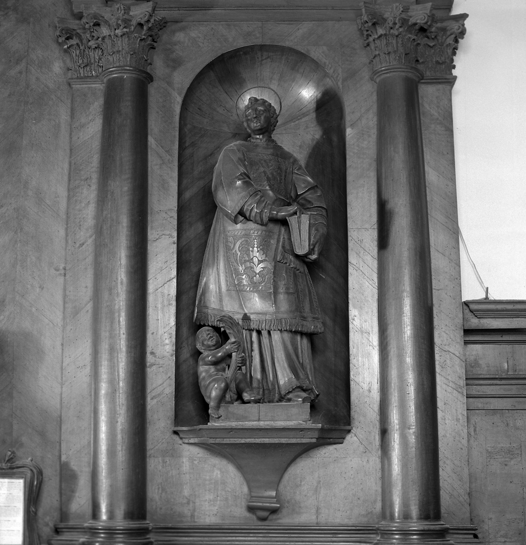 San Fortunato (statuetta, elemento d'insieme) di Massari Giorgio (sec. XVIII)