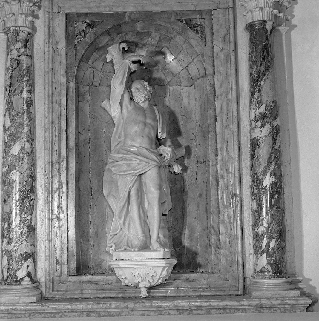 San Bartolomeo (statua, elemento d'insieme) di Susali Gaetano (sec. XVIII)