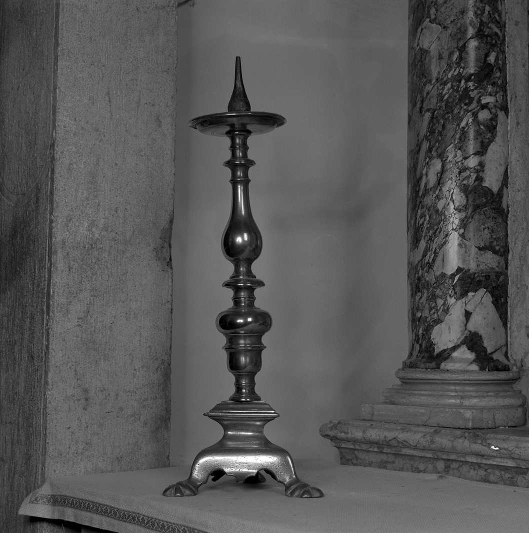 candeliere d'altare - ambito veneto (secc. XIX/ XX)