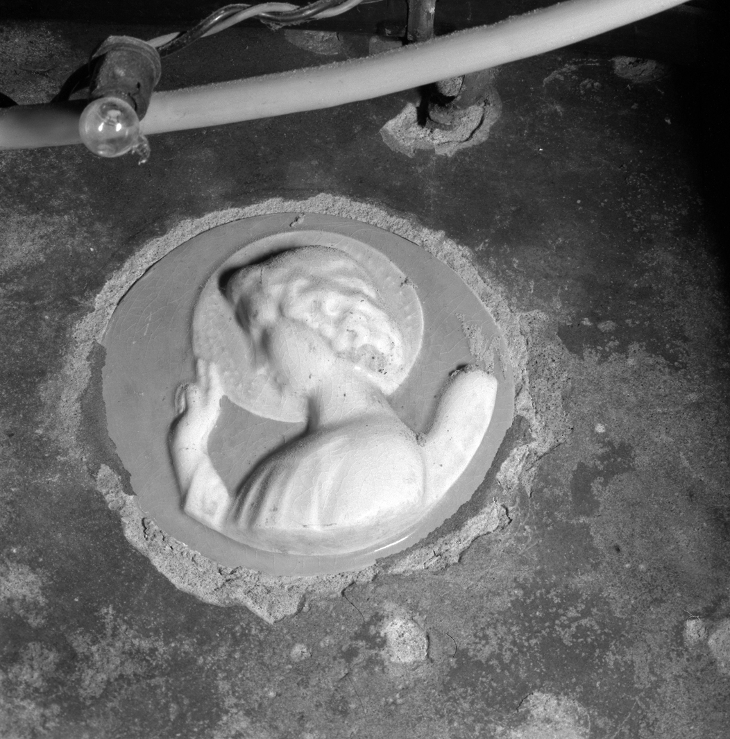 Angelo annunciante (formella) - ambito veneto (sec. XIX)