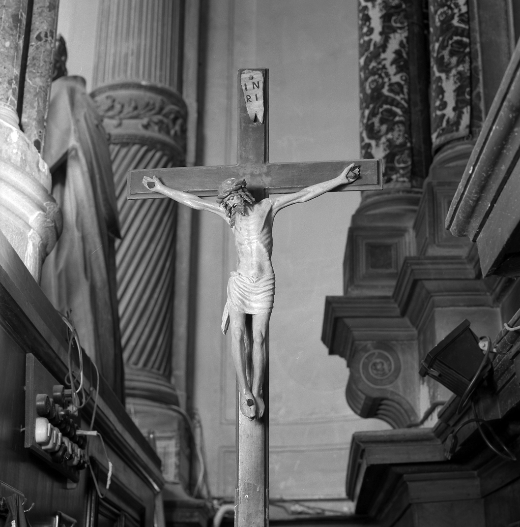 Cristo crocifisso (croce processionale) - ambito veneto (secc. XIX/ XX)