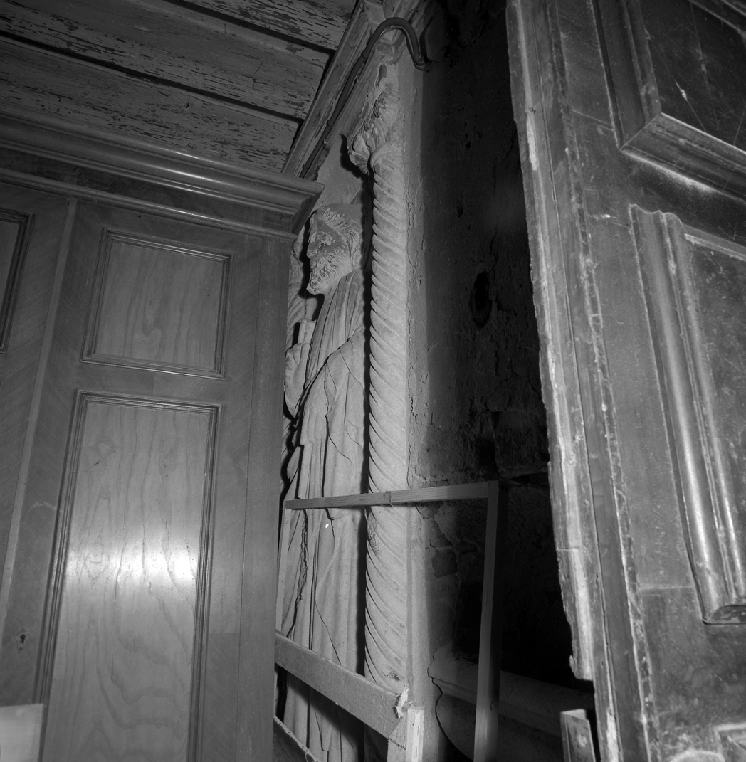 figura maschile (rilievo) - ambito veneto (secc. XIV/ XV)