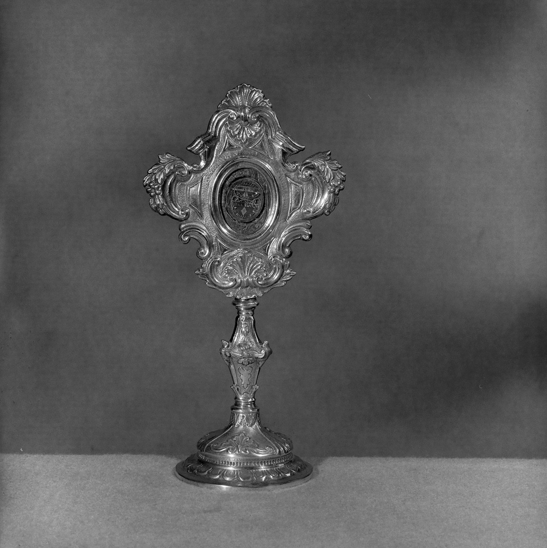 reliquiario - a ostensorio - ambito veneto (sec. XVIII)