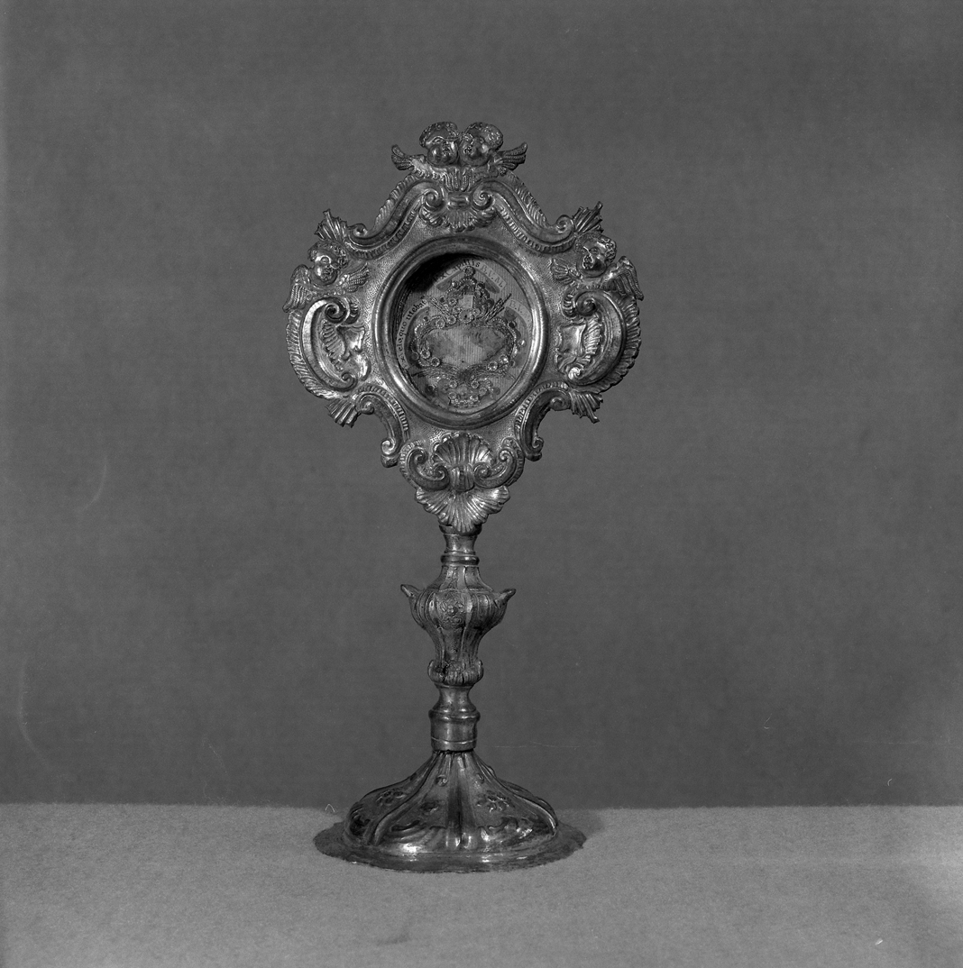 reliquiario - a ostensorio - ambito veneto (sec. XVIII)
