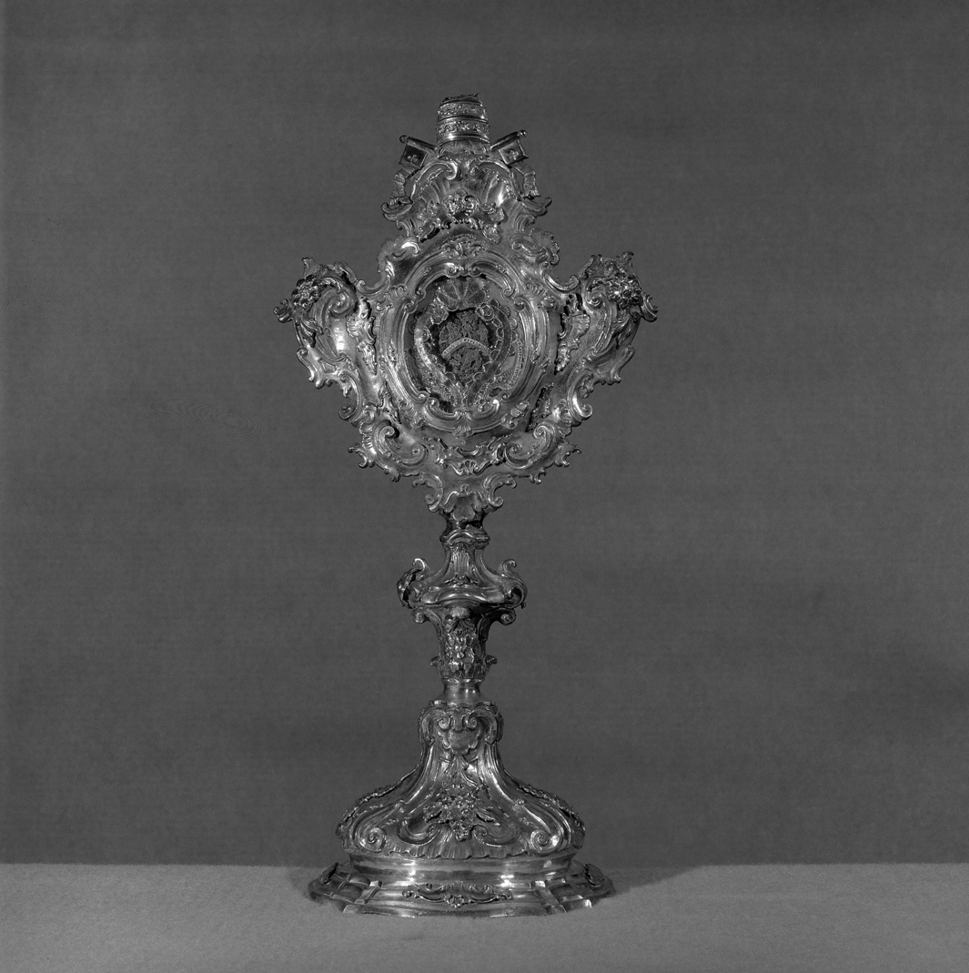 reliquiario - a ostensorio - ambito veneto (secc. XVIII/ XIX)