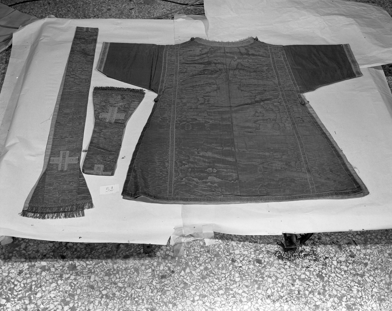 paramento liturgico, insieme - manifattura veneziana (prima metà sec. XVII)