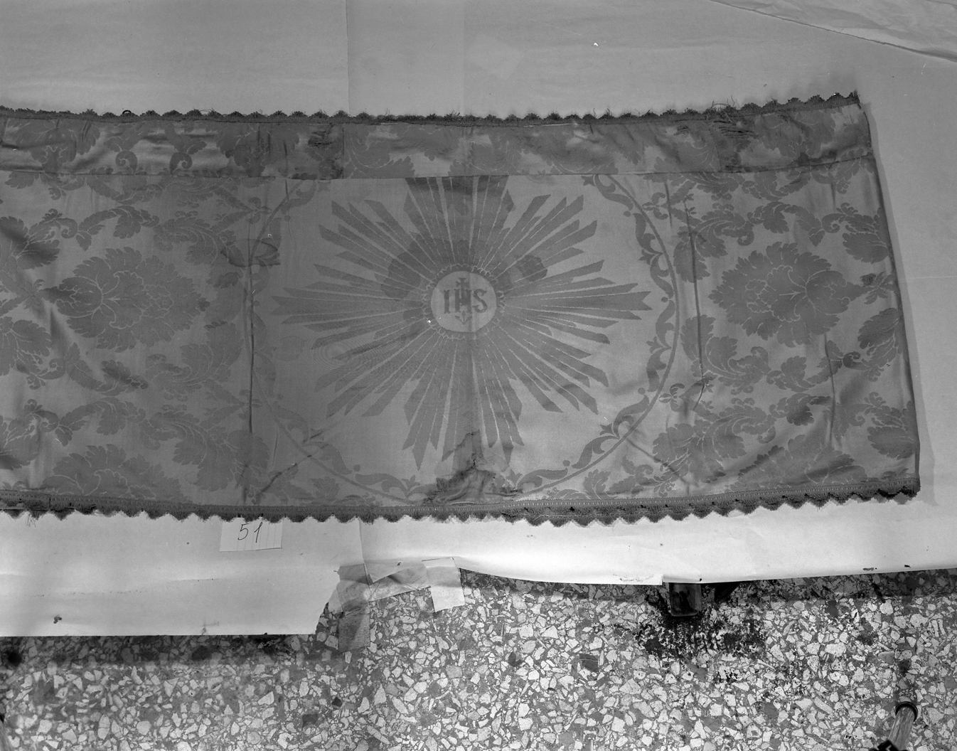 velo omerale - manifattura italiana (prima metà sec. XIX)