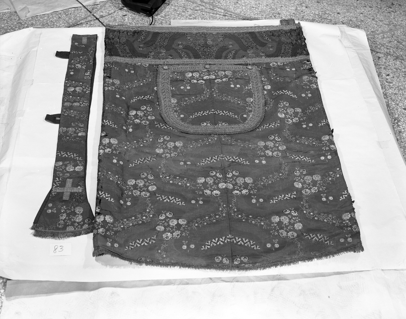 paramento liturgico, insieme - manifattura italiana (terzo quarto sec. XVIII)