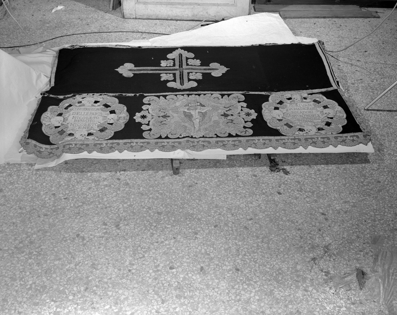 coltre funebre - manifattura veneziana (sec. XVII)