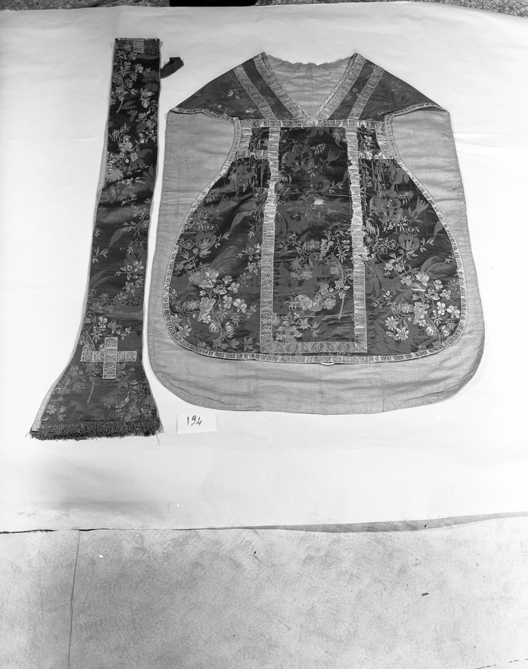 paramento liturgico, insieme - manifattura veneziana (primo quarto sec. XVIII)