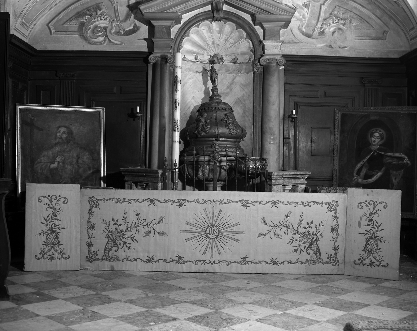 paliotto - manifattura italiana (seconda metà sec. XIX)