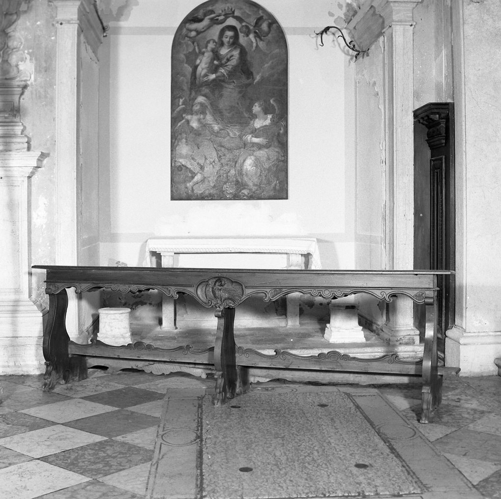 inginocchiatoio - bottega veneziana (sec. XVIII)