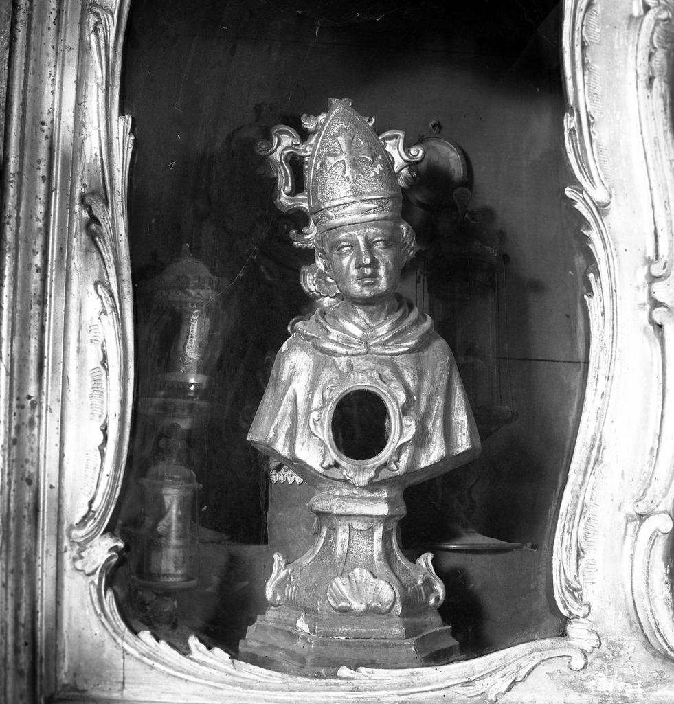 reliquiario - a busto - bottega veneta (sec. XIX)