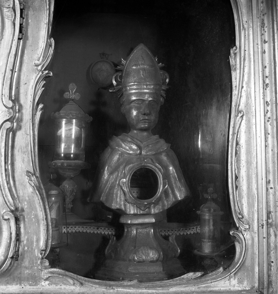 reliquiario - a busto - bottega veneta (sec. XIX)