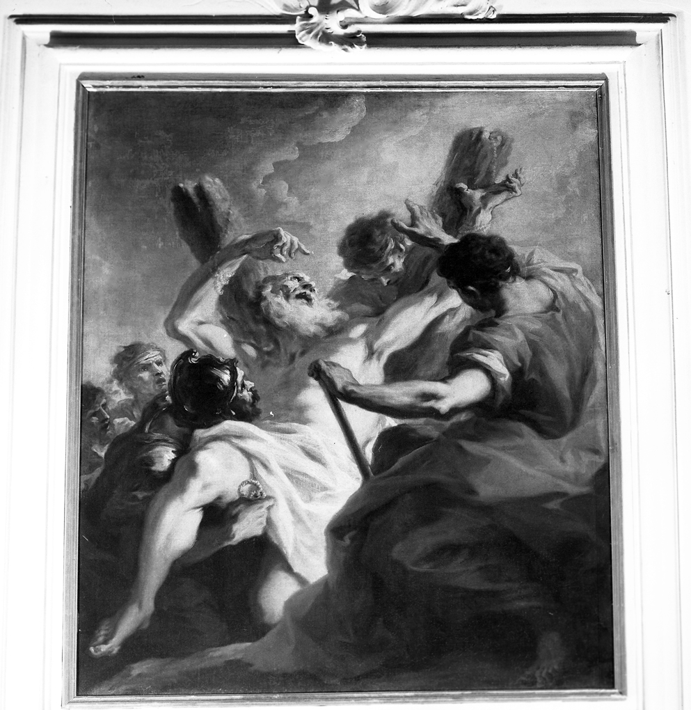 martirio di San Giovanni Evangelista (dipinto) di Balestra Antonio (sec. XVIII)