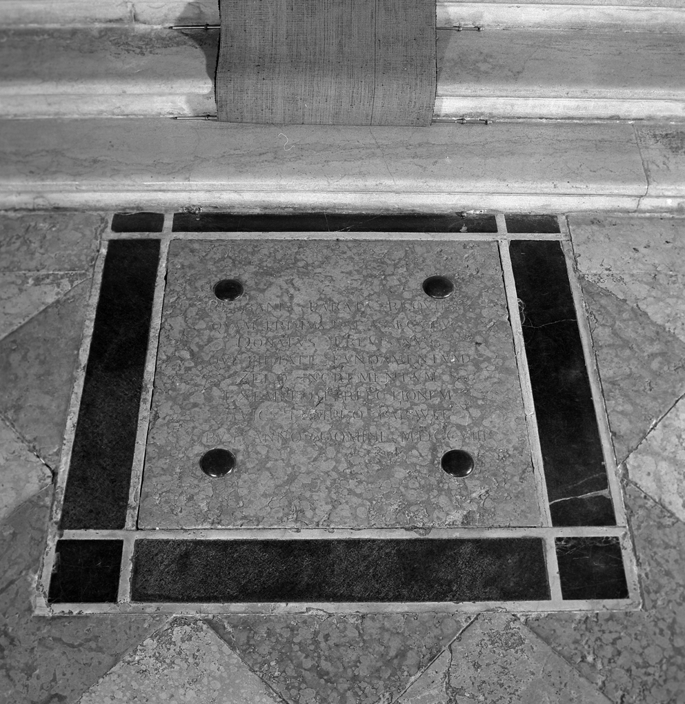 lastra tombale - bottega veneziana (sec. XVIII)